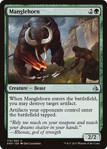 Manglehorn (175), Amonkhet — Magic card price