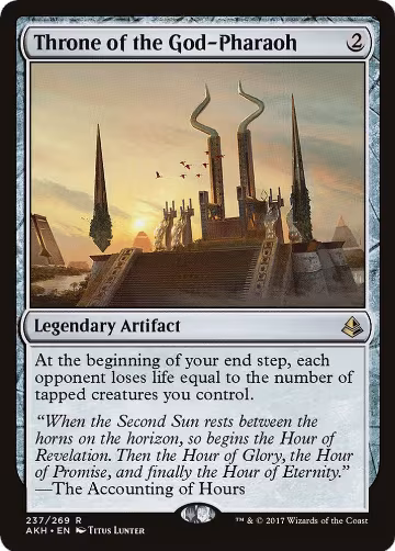 Throne of the God-Pharaoh (237), Amonkhet — Magic card price