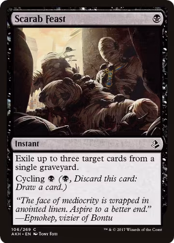Scarab Feast (106), Amonkhet — Magic card price