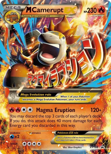 M Camerupt EX - XY198 (XY198), XY Promos — Pokémon card price