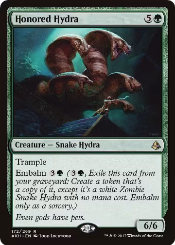 Honored Hydra (172), Amonkhet — Magic card price