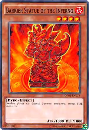 Barrier Statue of the Inferno (OP04-EN018), OTS Tournament Pack 4 — Yu-Gi-Oh! card price