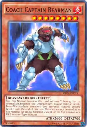 Coach Captain Bearman (OP04-EN019), OTS Tournament Pack 4 — Yu-Gi-Oh! card price