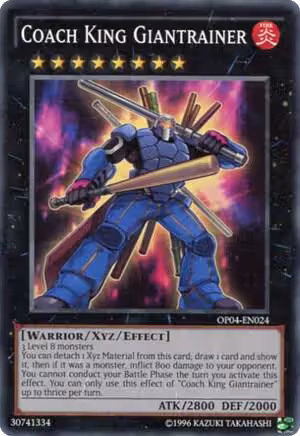 Coach King Giantrainer (OP04-EN024), OTS Tournament Pack 4 — Yu-Gi-Oh! card price