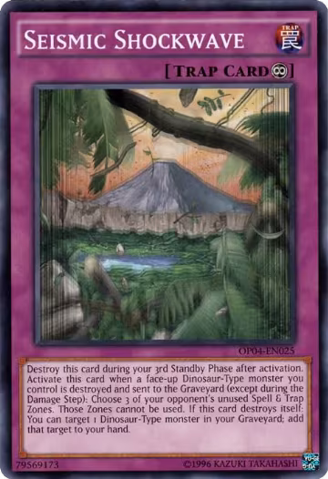 Seismic Shockwave (OP04-EN025), OTS Tournament Pack 4 — Yu-Gi-Oh! card price