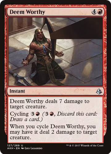 Deem Worthy (127), Amonkhet — Magic card price