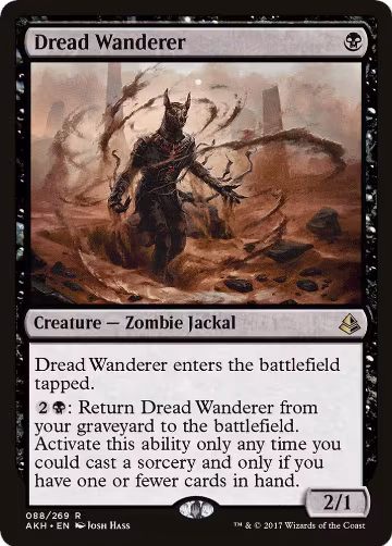 Dread Wanderer (88), Amonkhet — Magic card price