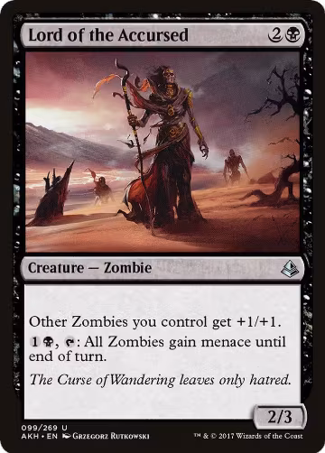 Lord of the Accursed (99), Amonkhet — Magic card price