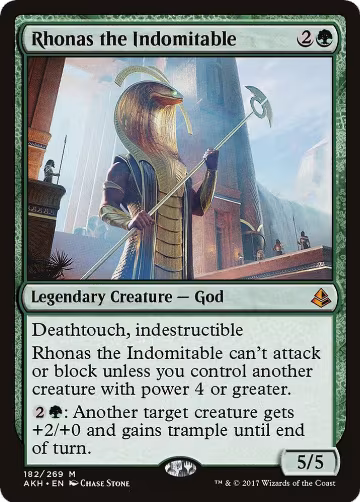 Rhonas the Indomitable (182), Amonkhet — Magic card price