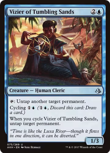 Vizier of Tumbling Sands (75), Amonkhet — Magic card price