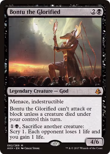 Bontu the Glorified (82), Amonkhet — Magic card price