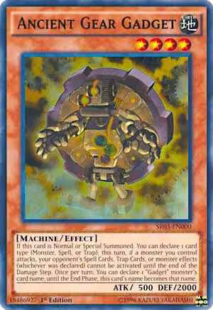 Ancient Gear Gadget (SR03-EN000), Structure Deck: Machine Reactor — Yu-Gi-Oh! card price