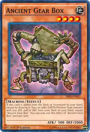 Ancient Gear Box (SR03-EN011), Structure Deck: Machine Reactor — Yu-Gi-Oh! card price