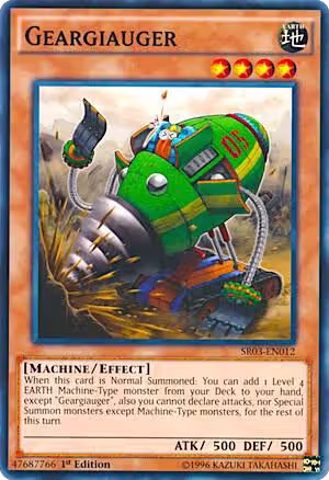 Geargiauger (SR03-EN012), Structure Deck: Machine Reactor — Yu-Gi-Oh! card price