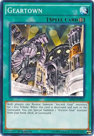 Geartown (SR03-EN025), Structure Deck: Machine Reactor — Yu-Gi-Oh! card price