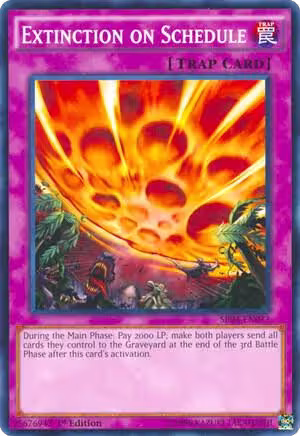 Extinction on Schedule (SR04-EN033), Structure Deck: Dinosmasher's Fury — Yu-Gi-Oh! card price