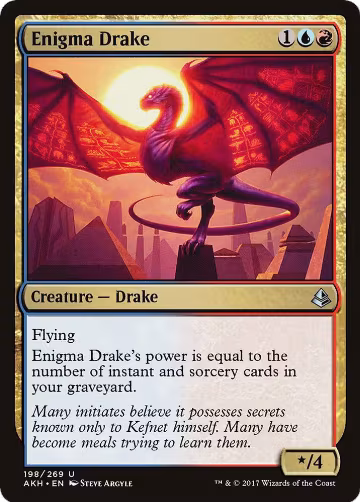 Enigma Drake (198), Amonkhet — Magic card price