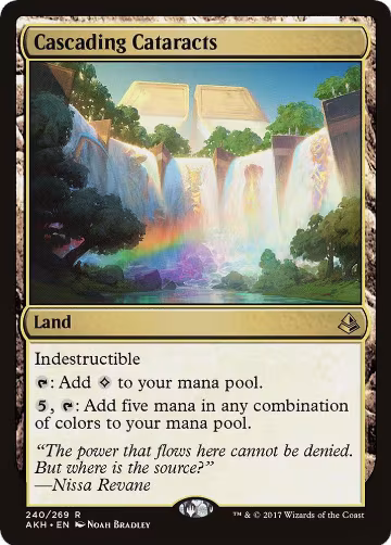 Cascading Cataracts (240), Amonkhet — Magic card price
