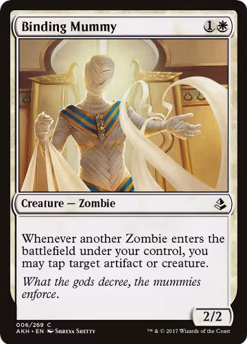 Binding Mummy (6), Amonkhet — Magic card price