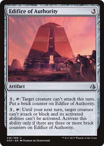 Edifice of Authority (226), Amonkhet — Magic card price