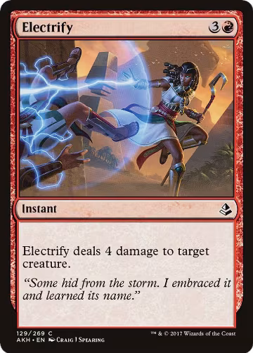 Electrify (129), Amonkhet — Magic card price