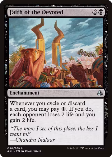 Faith of the Devoted (90), Amonkhet — Magic card price