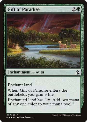 Gift of Paradise (167), Amonkhet — Magic card price