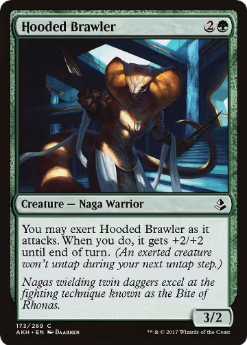 Hooded Brawler (173), Amonkhet — Magic card price