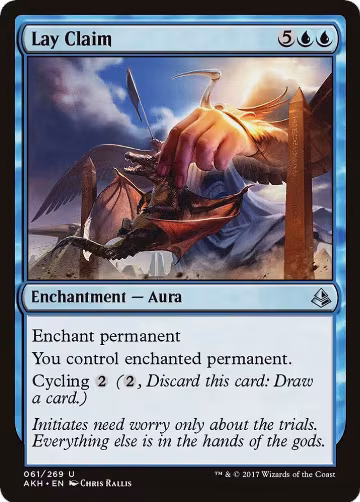 Lay Claim (61), Amonkhet — Magic card price