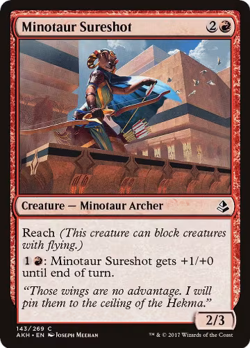 Minotaur Sureshot (143), Amonkhet — Magic card price