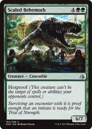 Scaled Behemoth (184), Amonkhet — Magic card price