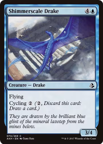 Shimmerscale Drake (70), Amonkhet — Magic card price