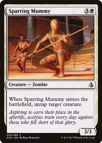 Sparring Mummy (29), Amonkhet — Magic card price