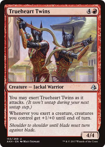 Trueheart Twins (153), Amonkhet — Magic card price