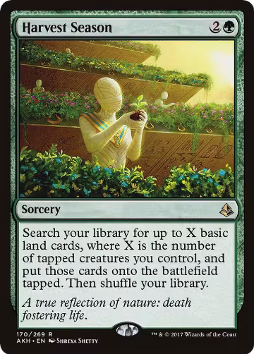 Harvest Season (170), Amonkhet — Magic card price