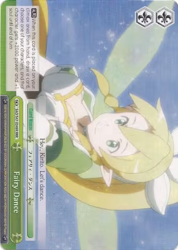 Fairy Dance (RRR) (SAO/S47-E049R RRR), Sword Art Online Re: Edit — Weiß Schwarz card price
