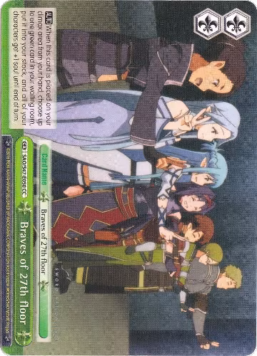 Braves of 27th floor (SAO/S47-E050 CC), Sword Art Online Re: Edit — Weiß Schwarz card price