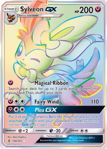 Sylveon GX (Secret) (158/145) — card price