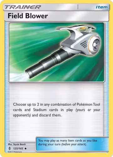 Field Blower (125/145), SM - Guardians Rising — Pokémon card price