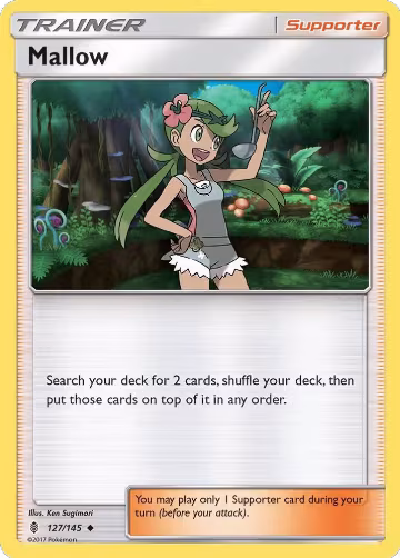 Mallow (127/145), SM - Guardians Rising — Pokémon card price