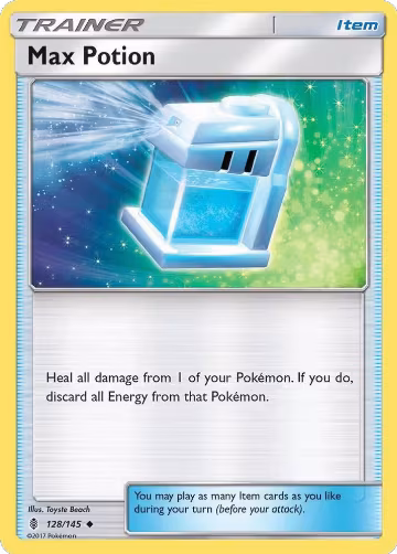 Max Potion (128/145), SM - Guardians Rising — Pokémon card price