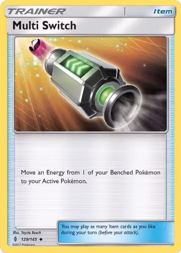 Multi Switch (129/145), SM - Guardians Rising — Pokémon card price