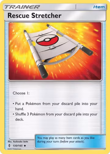 Rescue Stretcher (130/145), SM - Guardians Rising — Pokémon card price