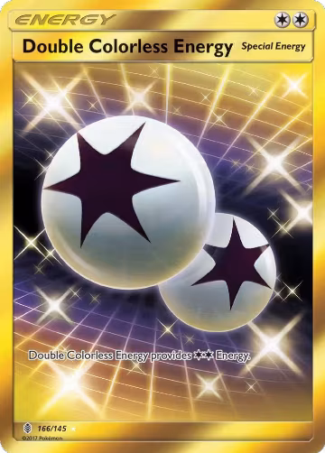 Double Colorless Energy (Secret) (166/145), SM - Guardians Rising — Pokémon card price