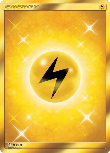 Lightning Energy (Secret) (168/145), SM - Guardians Rising — Pokémon card price