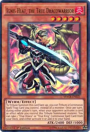 Ignis Heat, the True Dracowarrior (MACR-EN021), Maximum Crisis — Yu-Gi-Oh! card price