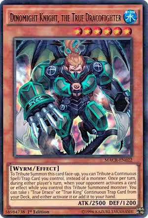 Dinomight Knight, the True Dracofighter (MACR-EN022), Maximum Crisis — Yu-Gi-Oh! card price