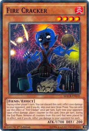 Fire Cracker (MACR-EN035), Maximum Crisis — Yu-Gi-Oh! card price