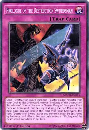 Prologue of the Destruction Swordsman (MACR-EN075), Maximum Crisis — Yu-Gi-Oh! card price
