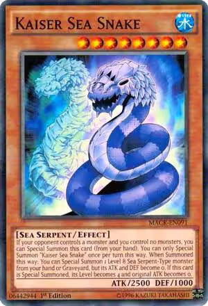 Kaiser Sea Snake (MACR-EN091), Maximum Crisis — Yu-Gi-Oh! card price